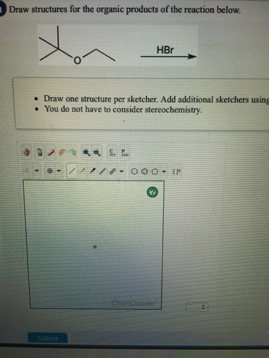 Solved Draw structures for the organic products of the | Chegg.com