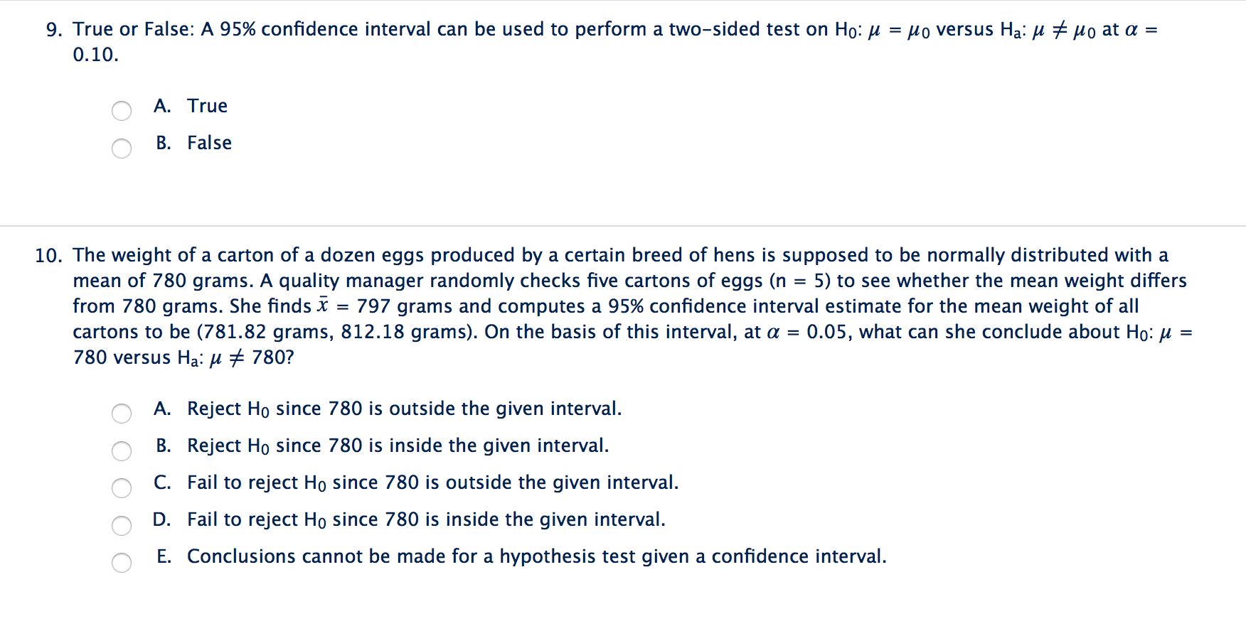 Solved 1. The following scenario applies to questions 1-8: | Chegg.com