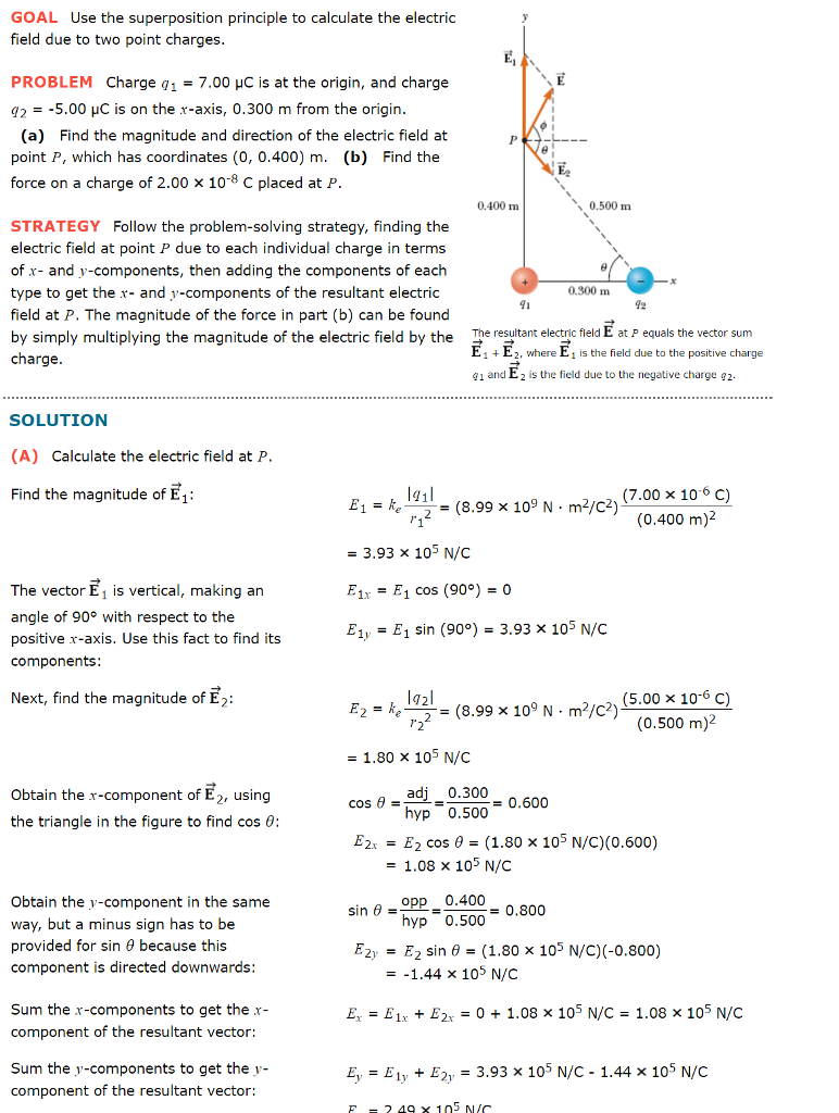 Solved GOAL e superposition principle to calculate the | Chegg.com