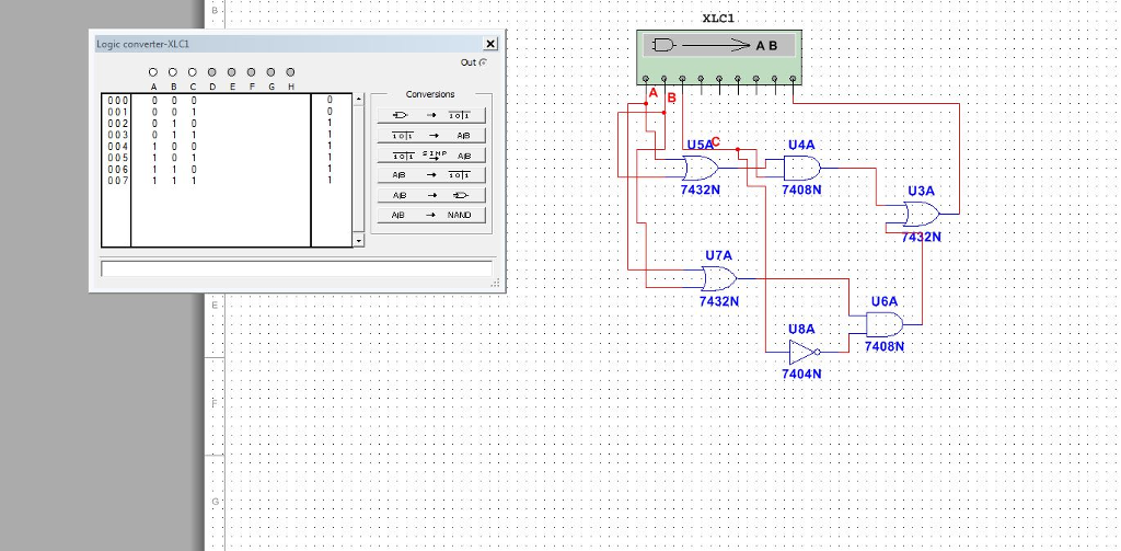 Logic converter в multisim где находится