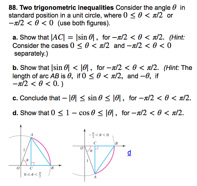 Trigonometric Inequalities Exercises