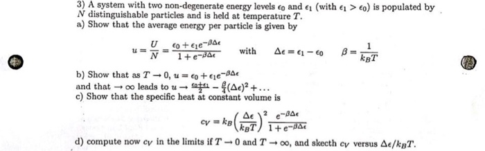 solved-a-system-with-two-non-degenerate-energy-levels-chegg