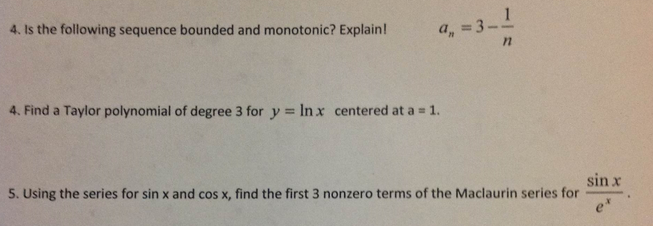 monotonic sequence meaning