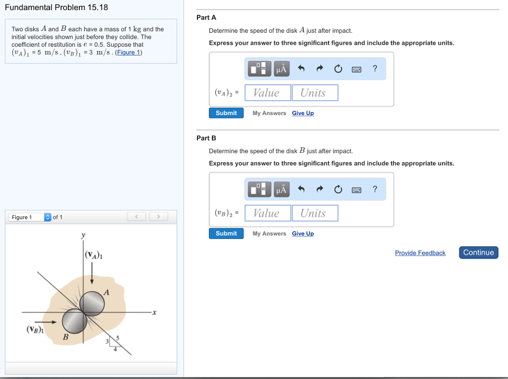 Solved Determine the speed of the disk A just after impact. | Chegg.com