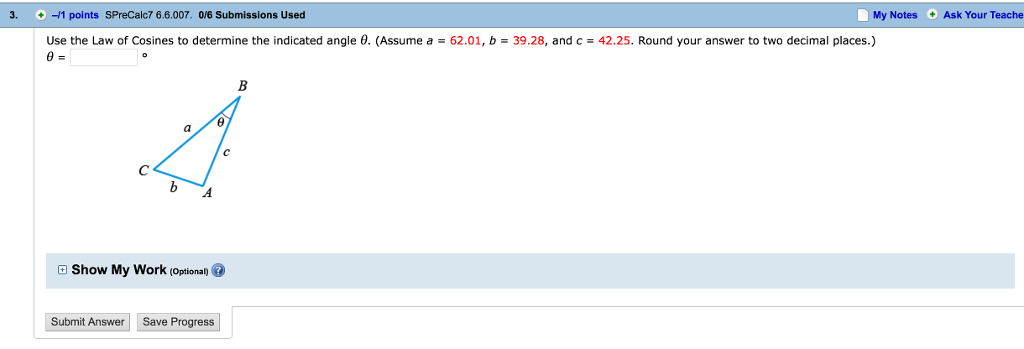 solved-use-the-law-of-cosines-to-determine-the-indicated-chegg