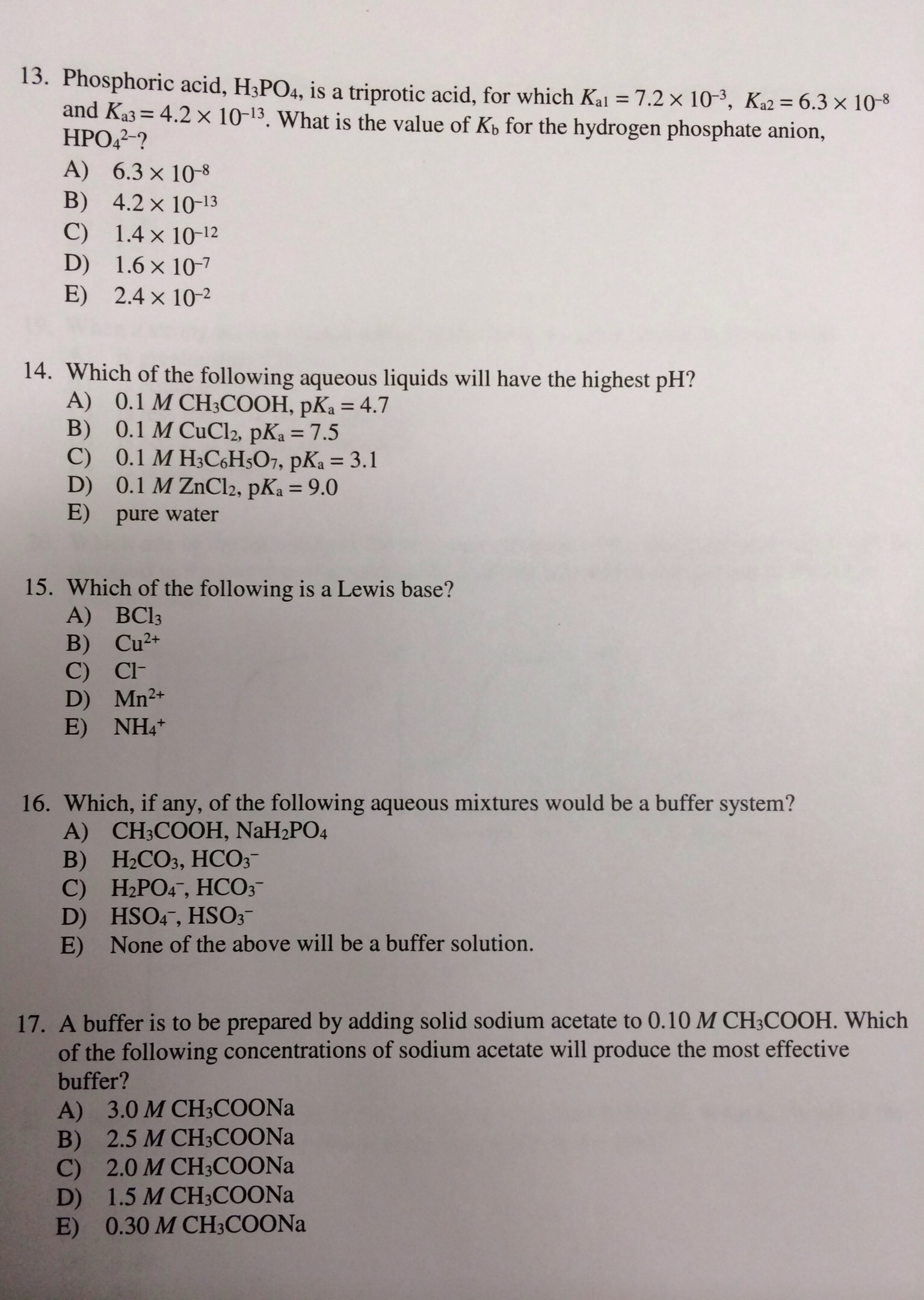 Chemistry Archive May 02 2014 Chegg
