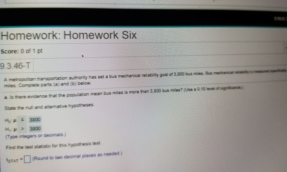 Solved 415 of 16( 9.3.46T A metropolitan transportation