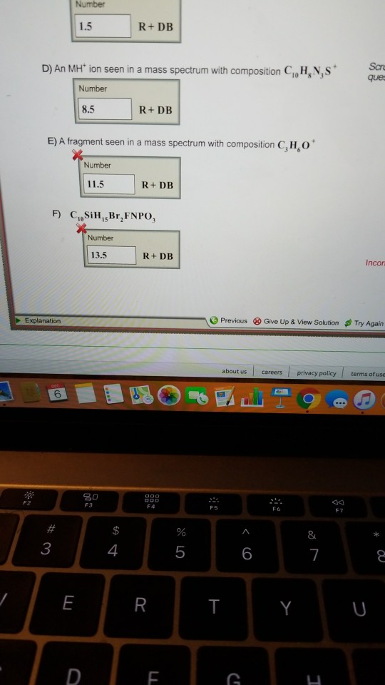 Solved Determine The Number Of Rings Plus Double Bonds | Chegg.com