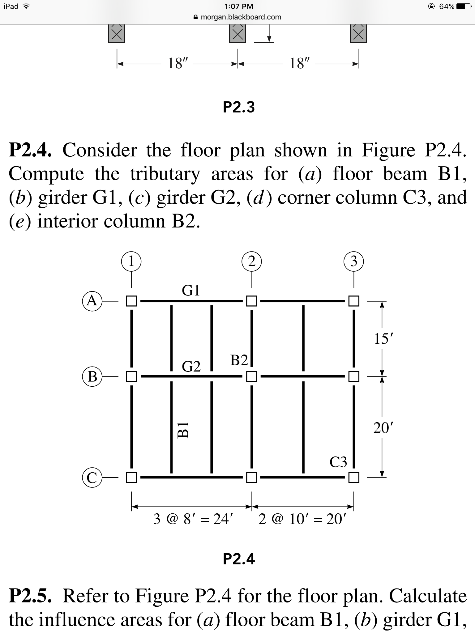 Solved Consider The Floor Plan Shown In Figure P2.4. | Chegg.com