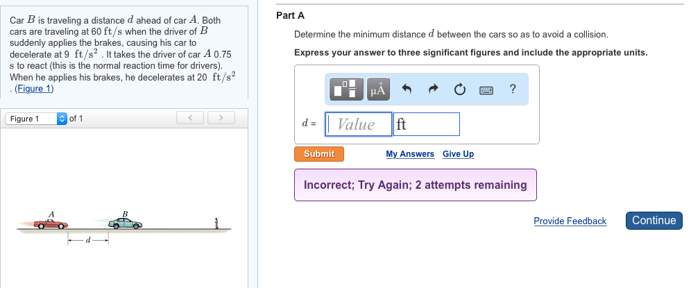 Solved Car B Is Travelling A Distance D Ahead Of Car A. Both | Chegg.com