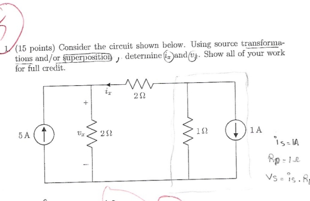 Solved Consider the circuit shown below. Using source | Chegg.com