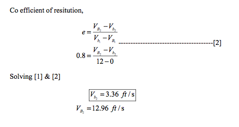 (Solved) - The 4-lb rod AB hangs in the vertical position. A 2-lb block ...