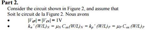 Solved Part 2. Consider the circuit shown in Figure 2, and | Chegg.com