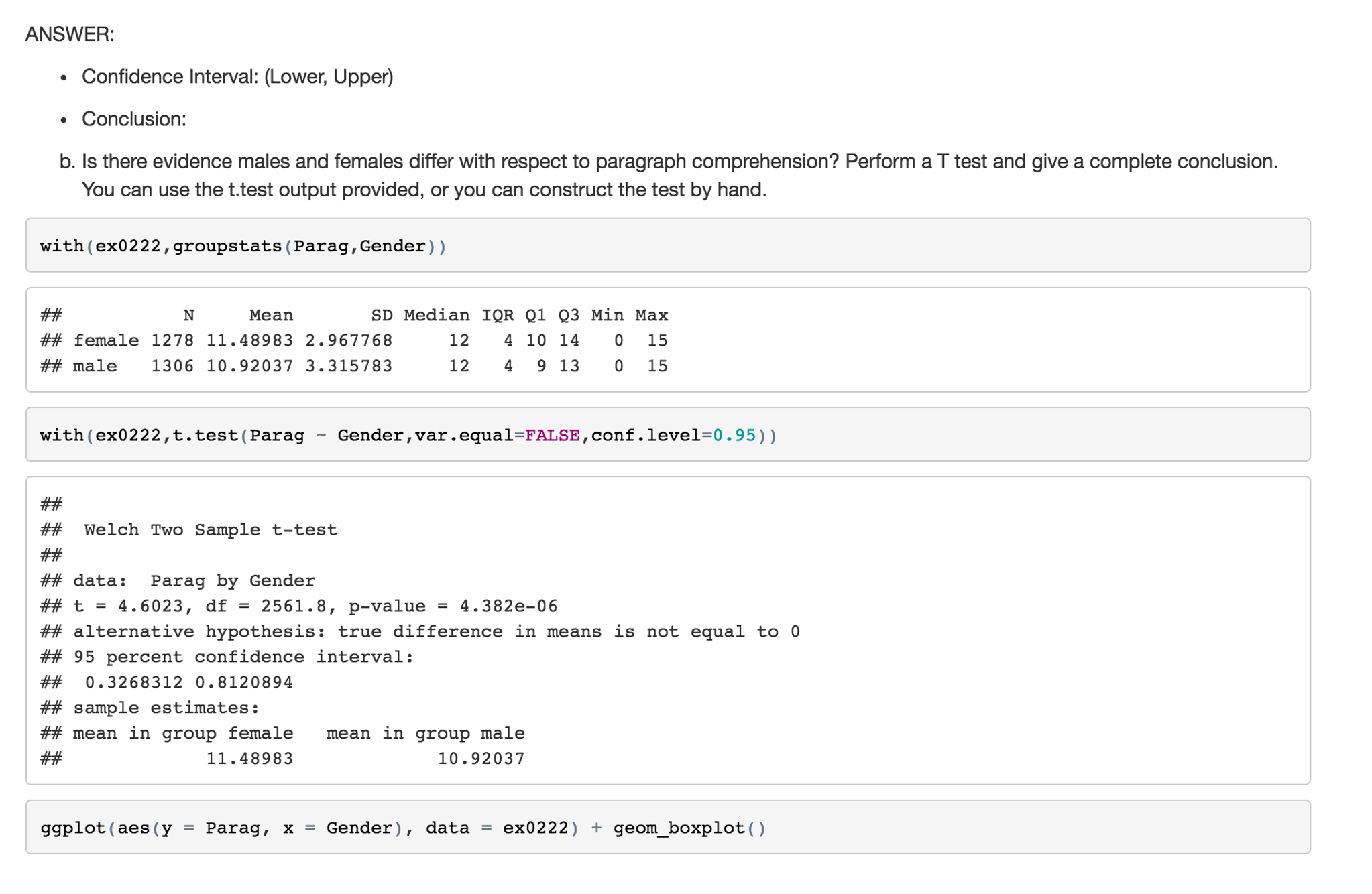 Solved These data are armed Forces Qualifying Test (AFQT)