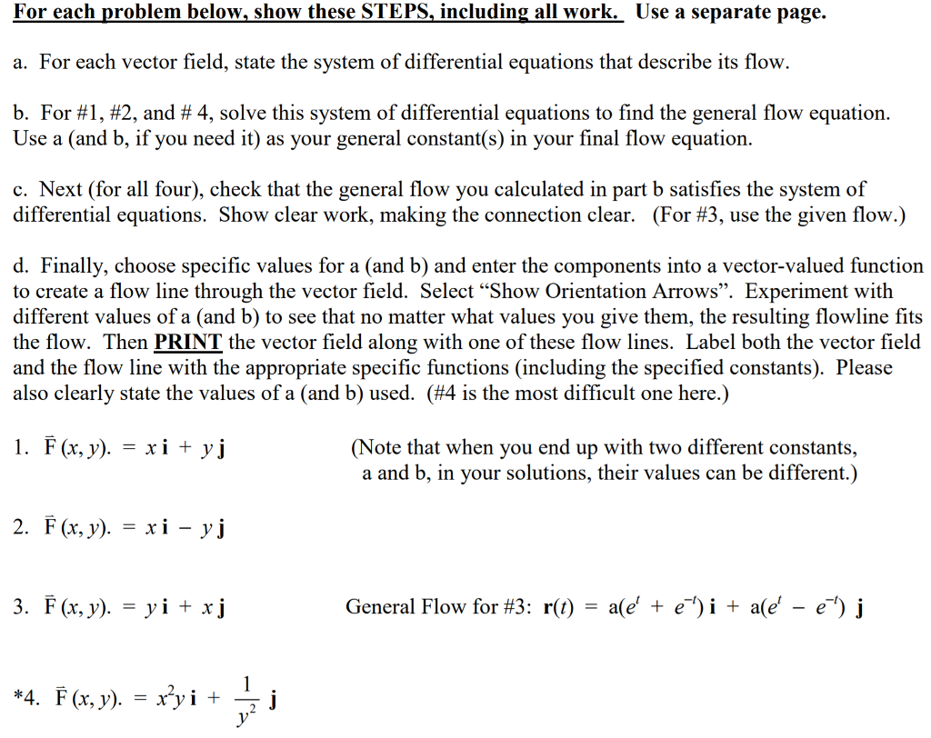 Solved For each problem below, show these STEPS, including | Chegg.com