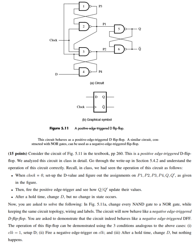 P3 P2 P4 (a) Circuit Clock (b) Graphical symbol | Chegg.com