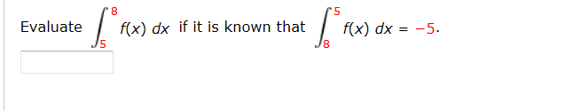 Solved Evaluate Intergal^8_5 f(x) dx if it is known that | Chegg.com