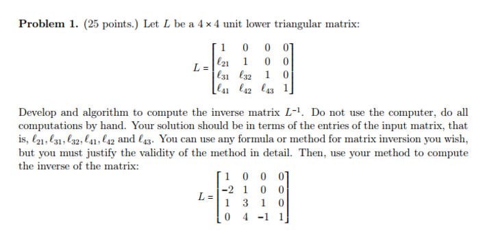 lower triangular matrix freemat lower triangular matrix freemat