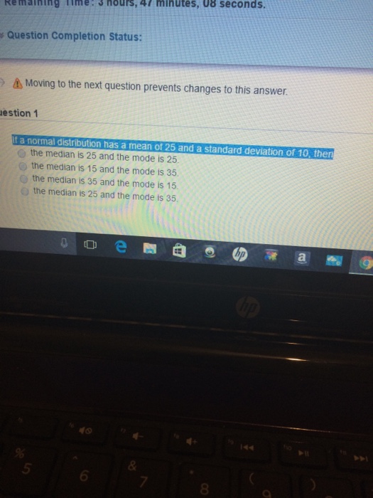 Solved If a normal distribution has a mean of 25 and a | Chegg.com