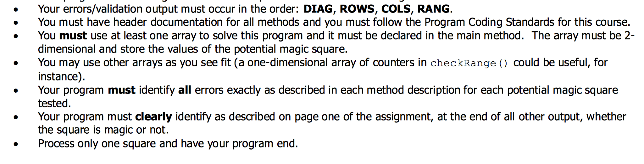 Solved I'm in java one and need help with this code. please | Chegg.com