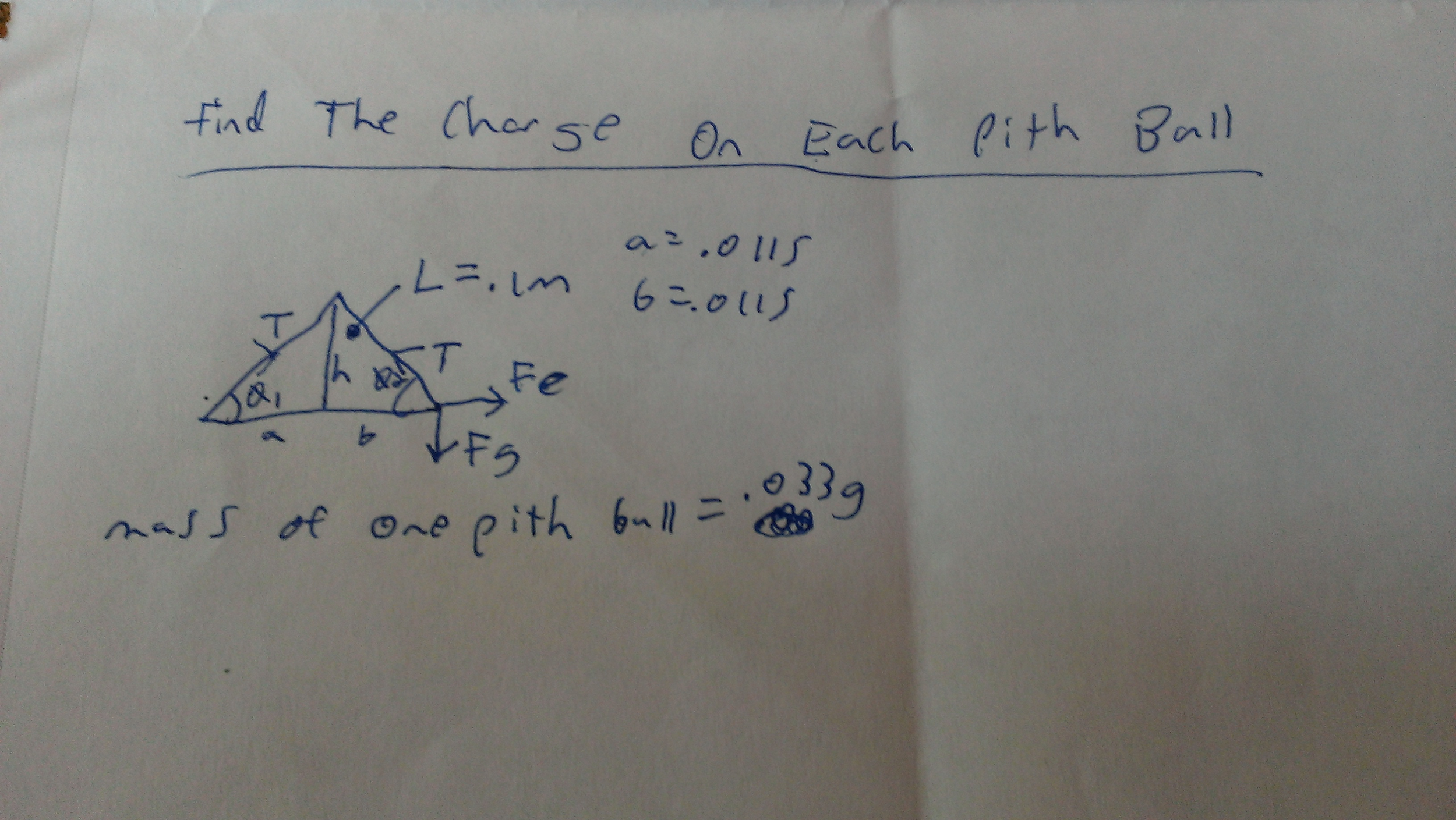Solved Find the chase on each ball