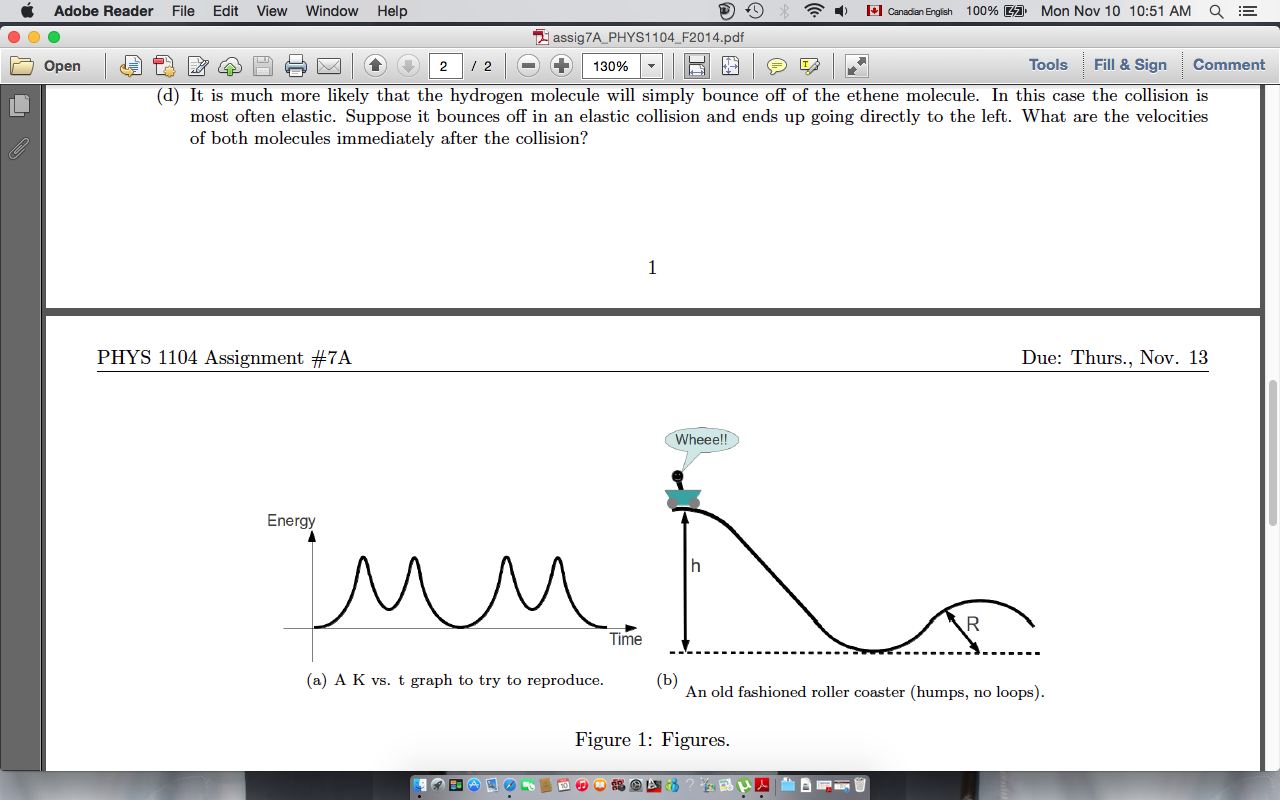 Solved 1. Open the Energy Skate Park simulation on | Chegg.com