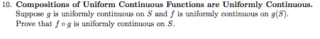 uniform limit of uniformly continuous functions is uniformly continuous