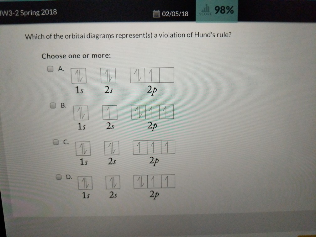 What Is The Orbital Diagram For A Ground State Nitrogen Atom