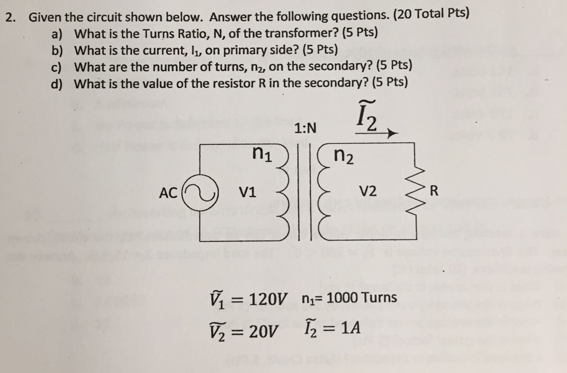Solved Given the circuit shown below. Answer the following | Chegg.com