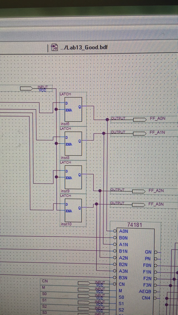 Solved What is the VHDL code for a 4bit latch using DFF