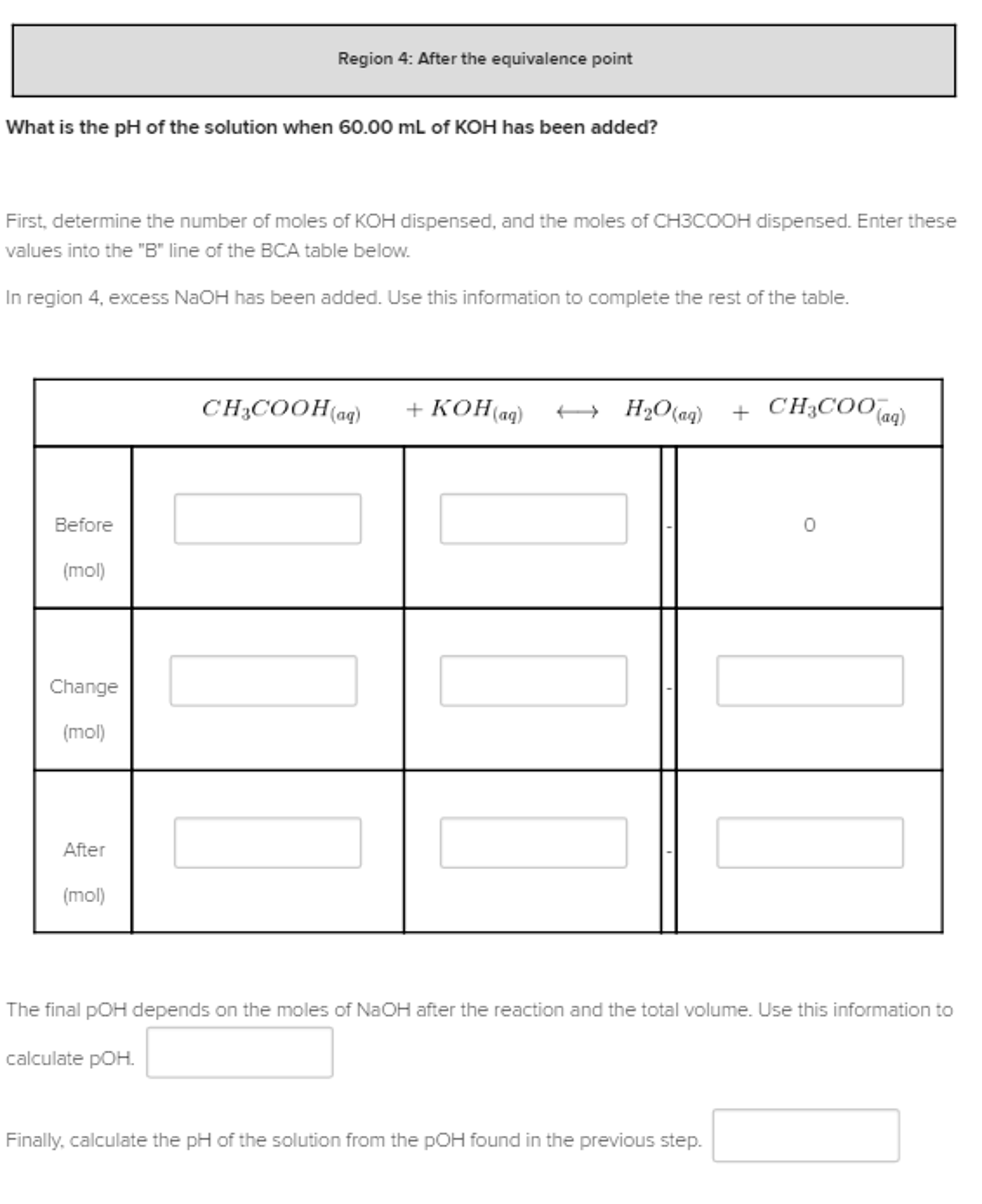 Solved 50.00 mL of 0.100 M acetic acid (CH3COOH) is titrated | Chegg.com