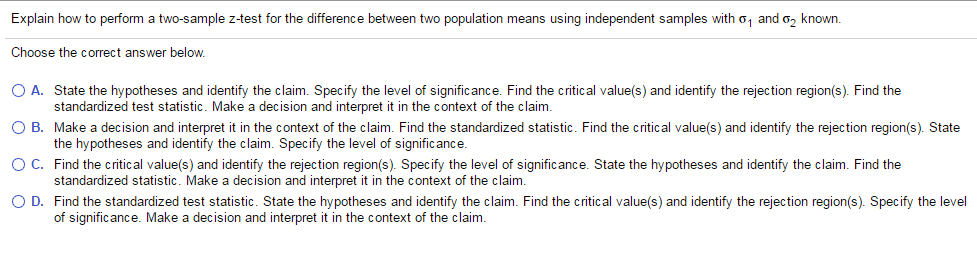 solved-explain-how-to-perform-a-two-sample-z-test-for-the-chegg