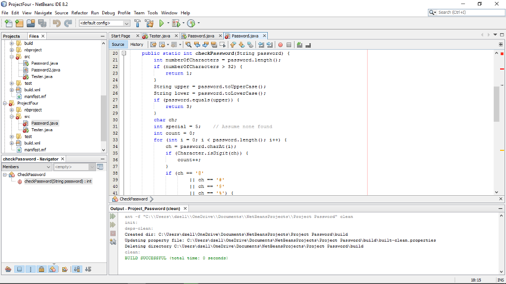 Solved In java he basically gave us a tester and code for | Chegg.com