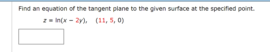 Solved Find an equation of the tangent plane to the given | Chegg.com