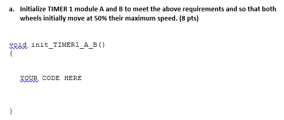 Solved Complete the program below to have a robot move away | Chegg.com