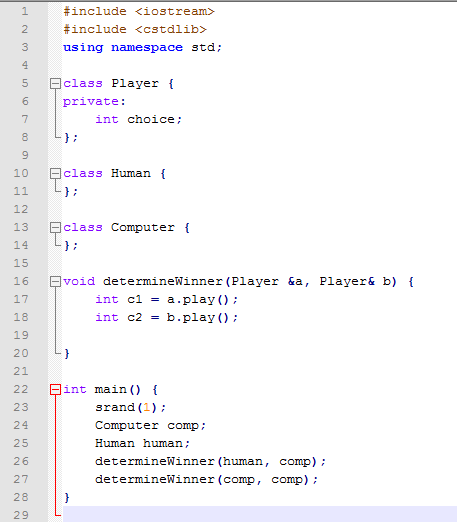 Solved In C++ Implement the RPS game (Rock, Paper, | Chegg.com