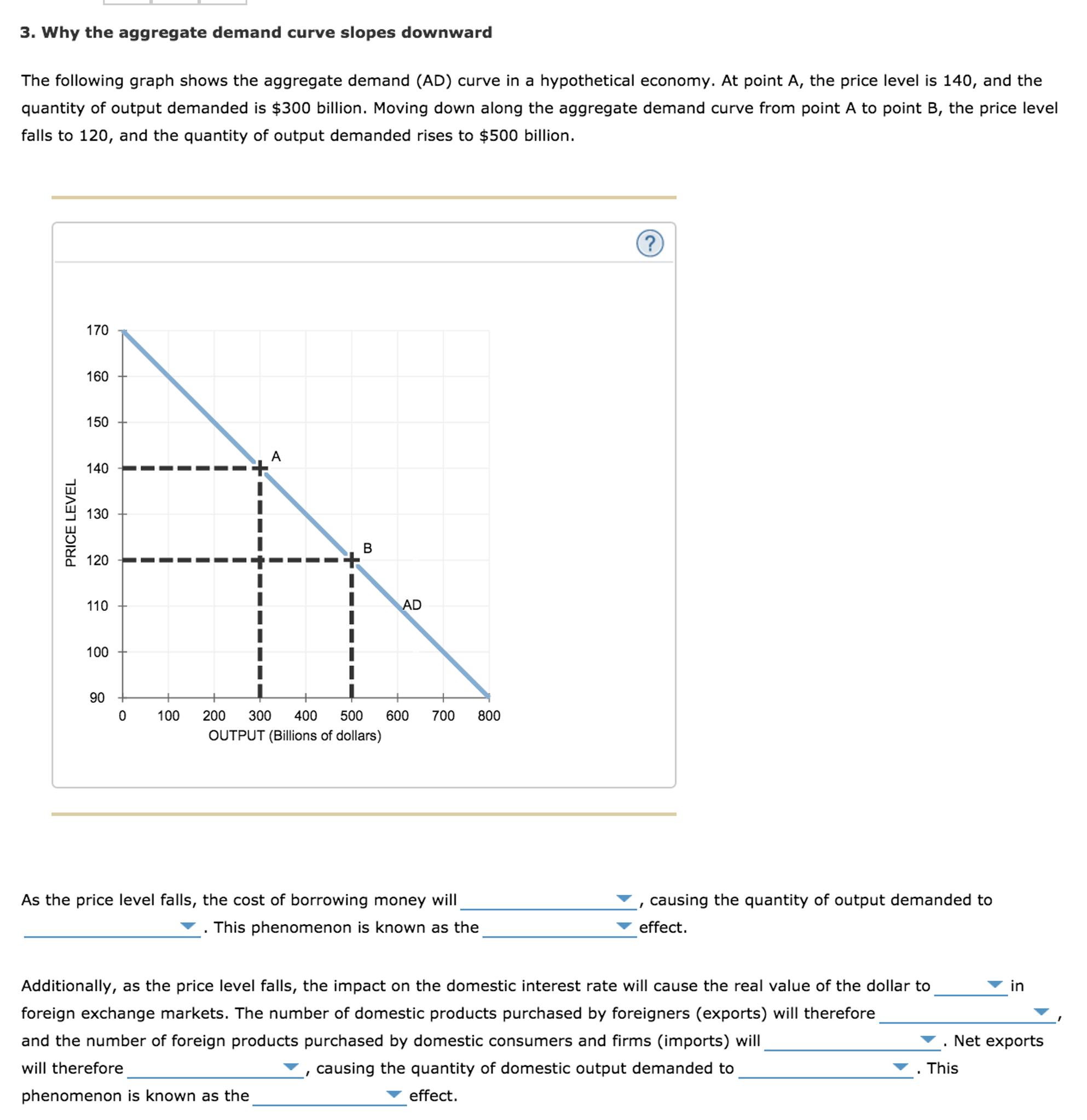 Solved Why The Aggregate Demand Curve Slopes Downward The Chegg Solved Why The Aggregate Demand Curve Slopes Downward The Chegg