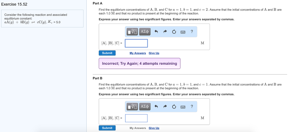 Solved Consider the following reaction and associated | Chegg.com