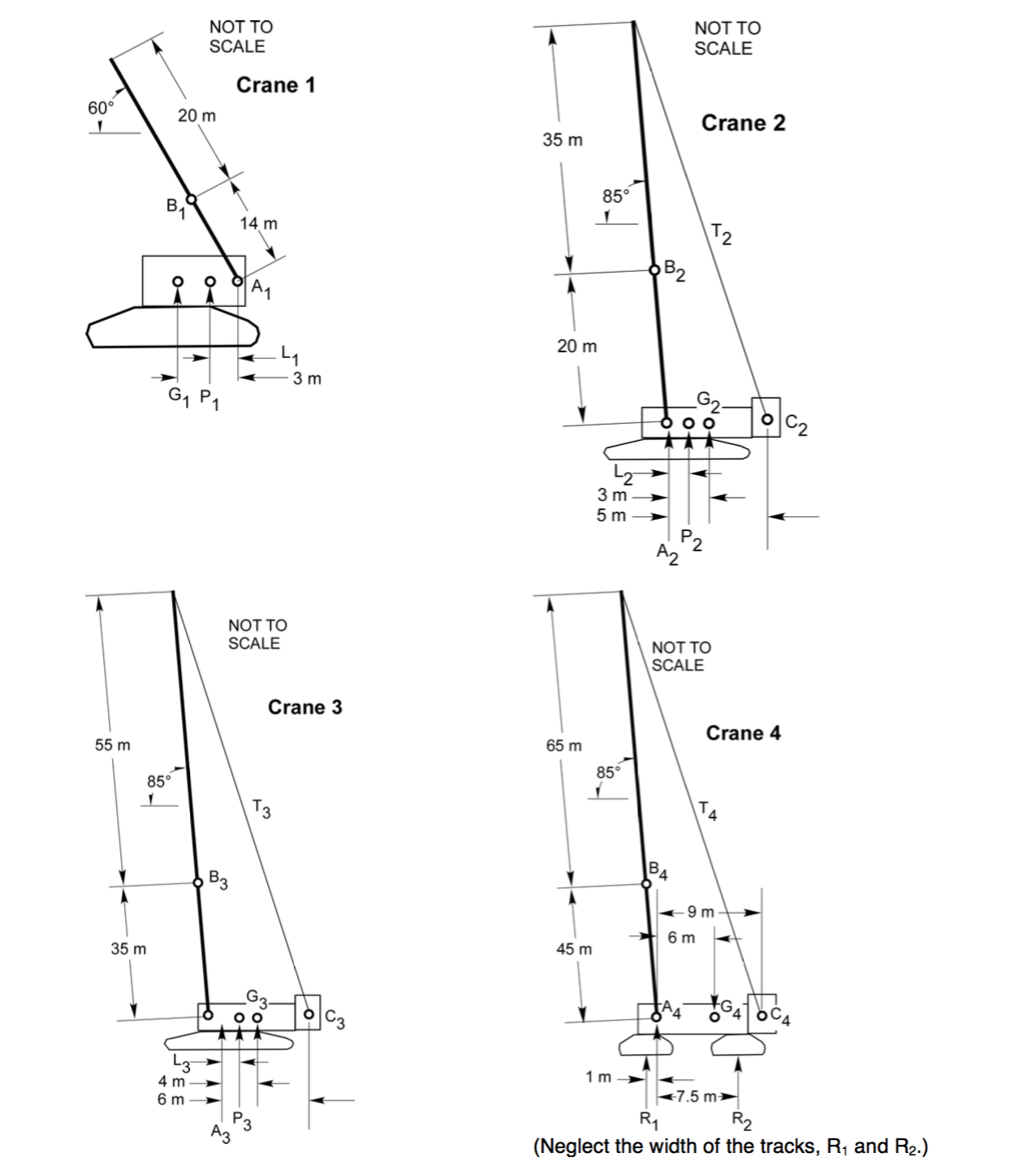 solved-crane-2-has-a-weight-of-175-t-which-acts-at-the-chegg