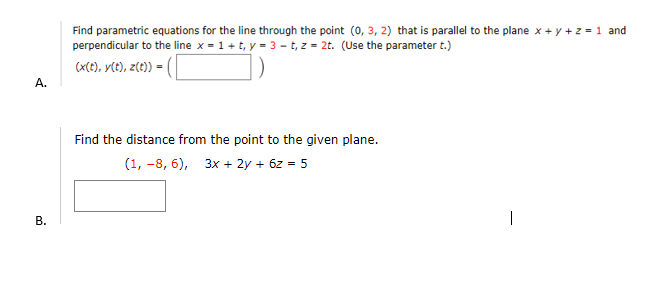 solved-find-parametric-equations-for-the-line-through-the-chegg