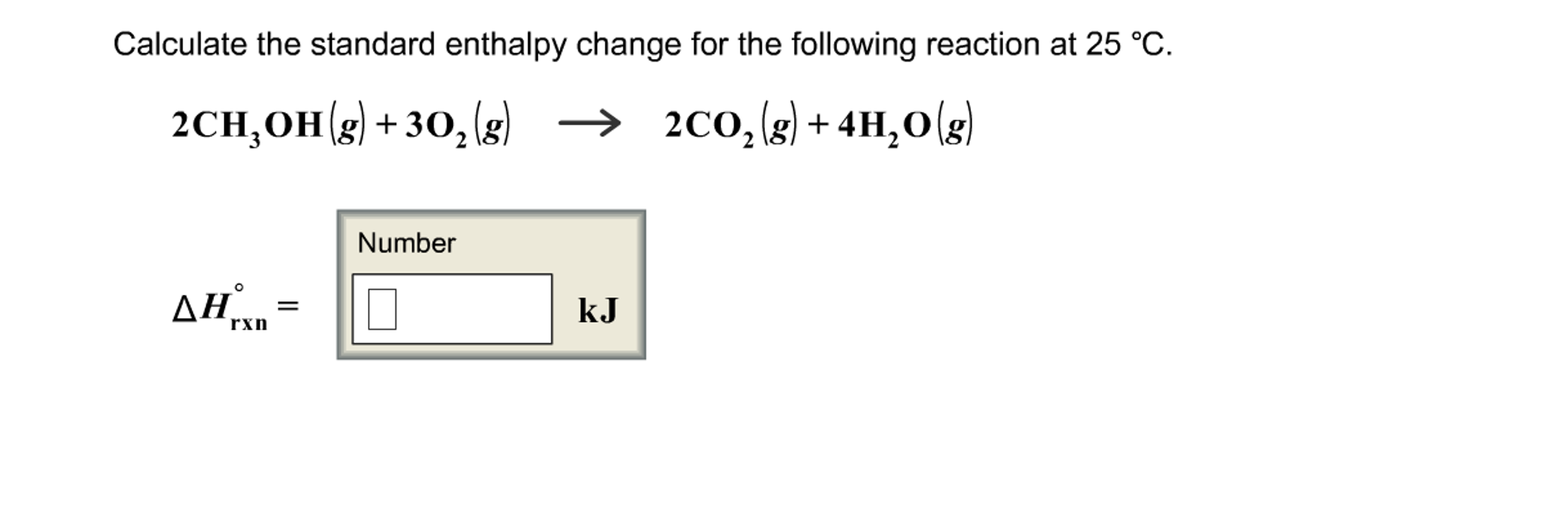 Solved Calculate The Enthalpy Change For The Reaction Wo Cheggcom