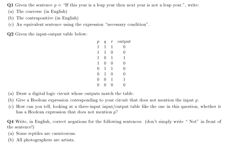 solved-q1-given-the-sentence-p-if-this-year-is-a-leap-year-chegg