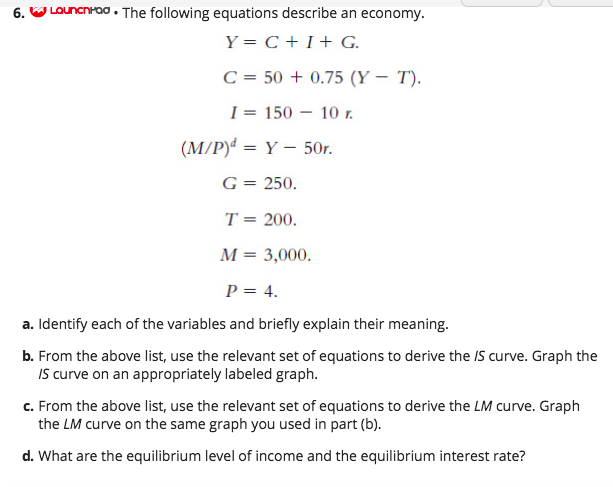 solved-6-launao-the-following-equations-describe-an-chegg