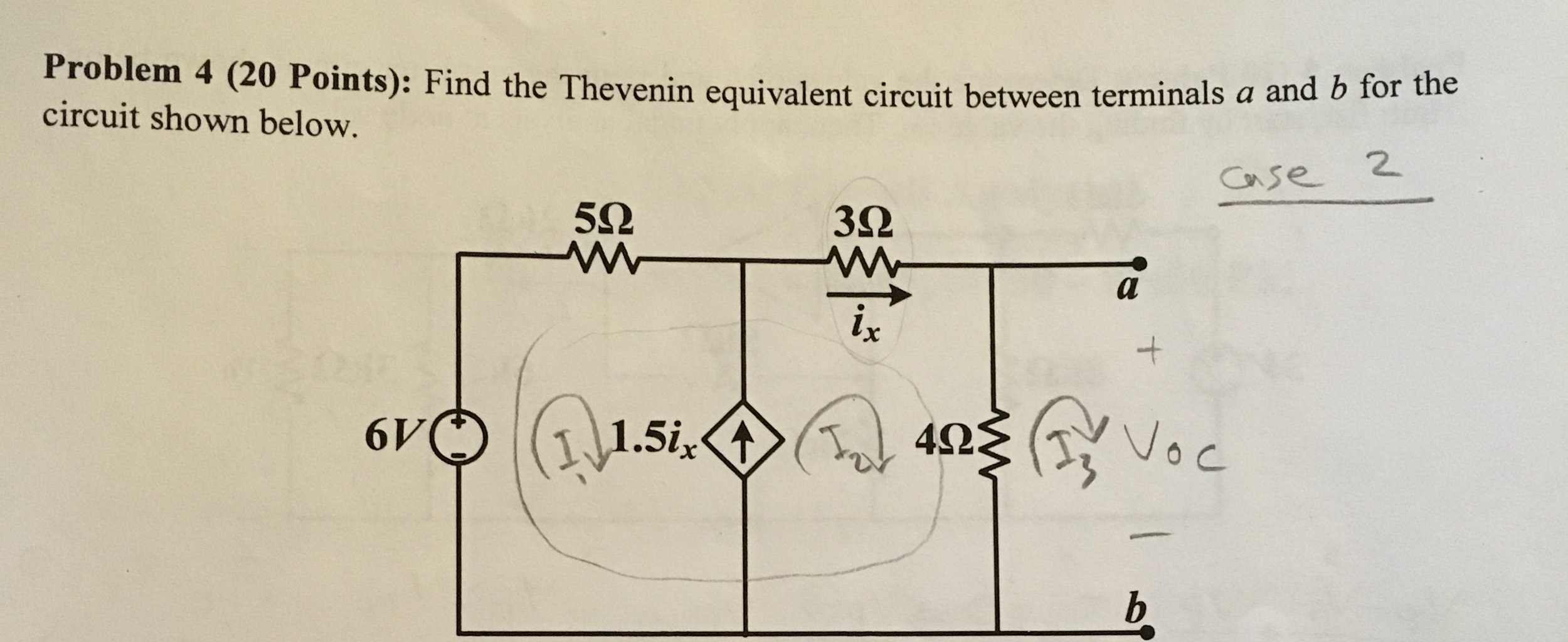 Solved Find The Thevenin Equivalent Circuit Between | Chegg.com