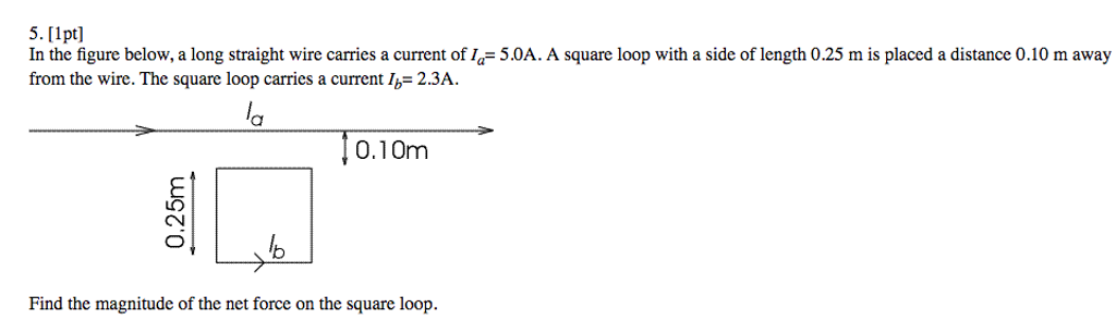 Solved In the figure below, a long straight wire carries | Chegg.com