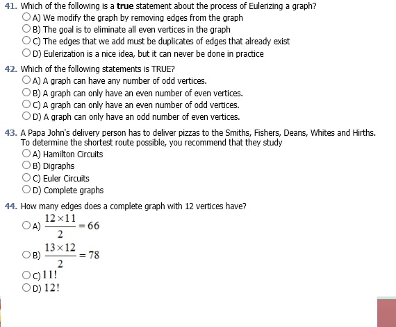 Solved Consider the following graph: What is the degree of | Chegg.com