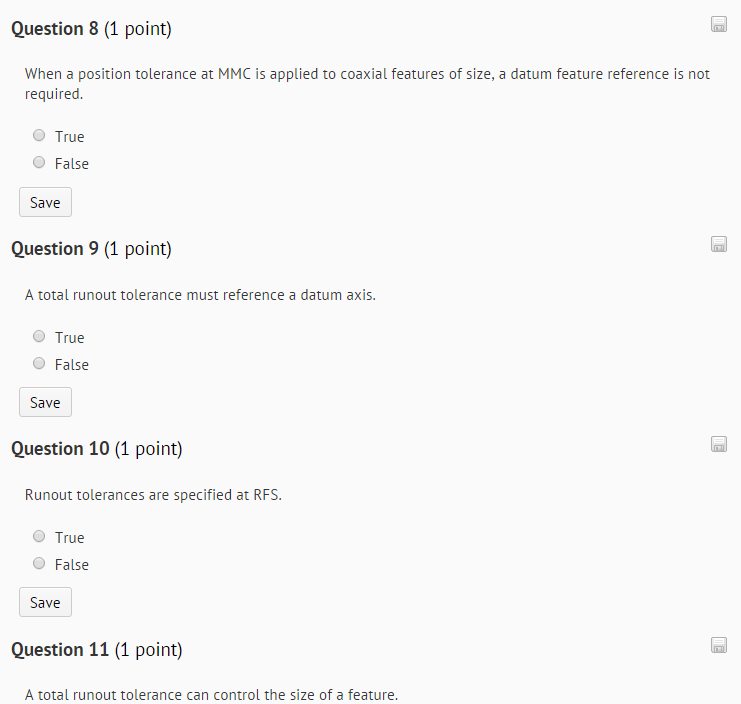 Solved Question 8 (1 point) When a position tolerance at MMC