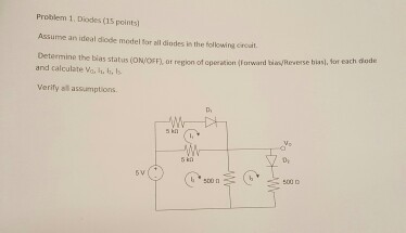 Solved Assume an ideal diode medal for all diodes in the | Chegg.com