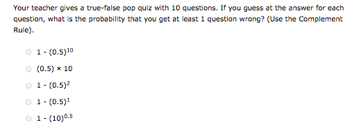 Solved Your Teacher Gives A True False Pop Quiz With 10 Chegg Solved Your Teacher Gives A True False Pop Quiz With 10 Chegg