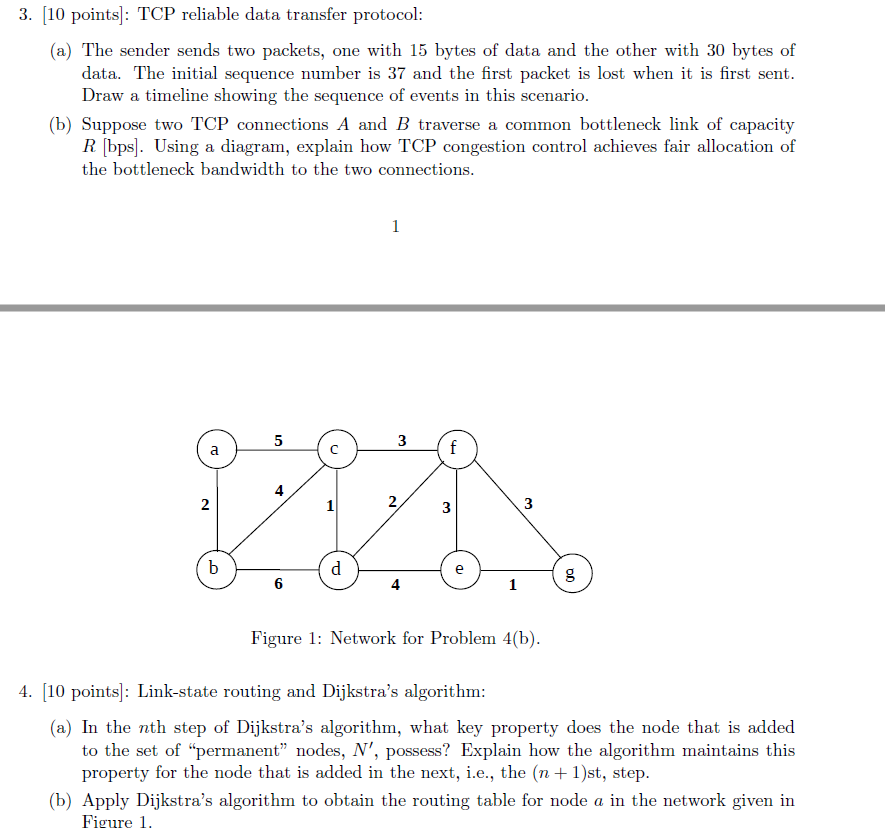 Solved 3 10 Points Tcp Reliable Data Transfer Protocol Chegg Solved 3 10 Points Tcp Reliable Data Transfer Protocol Chegg